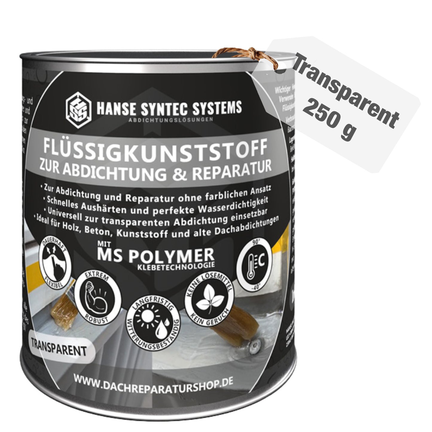 HSS Flüssigkunststoff Transparent B-WARE