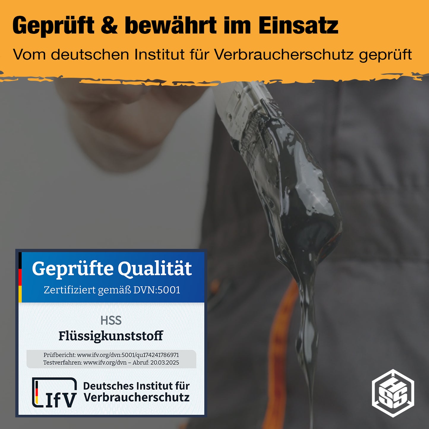 HSS Flüssigkunststoff Transparent B-WARE