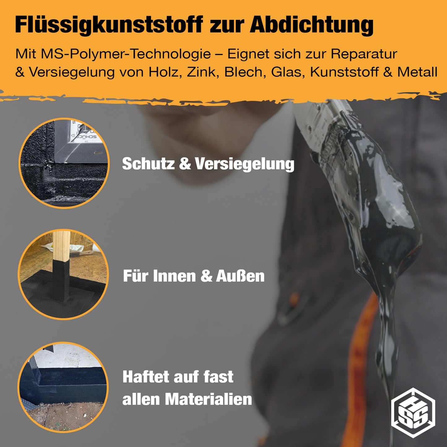 HSS Flüssigkunststoff 5kg B-Ware