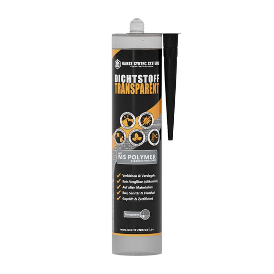 Kit TRANSPARENT - lijm- en voegkit