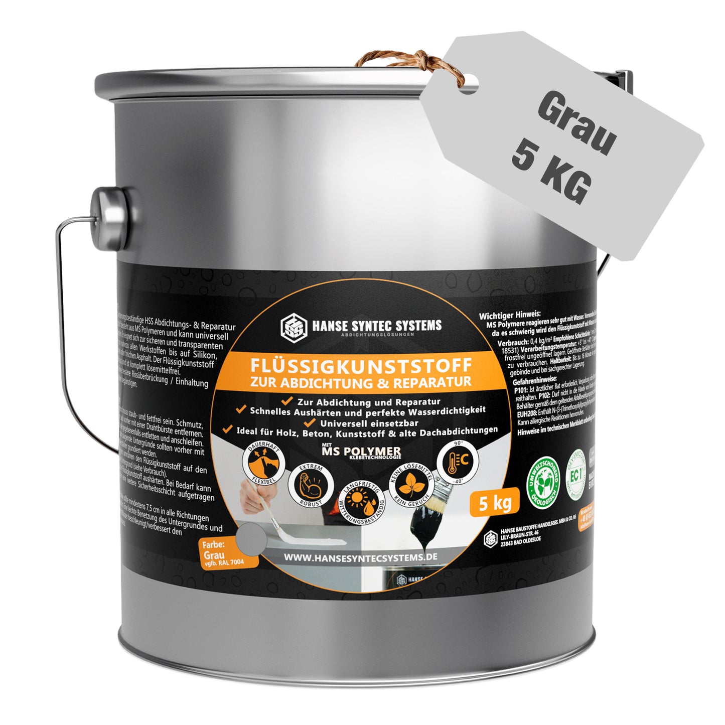 HSS Flüssigkunststoff 5kg B-Ware