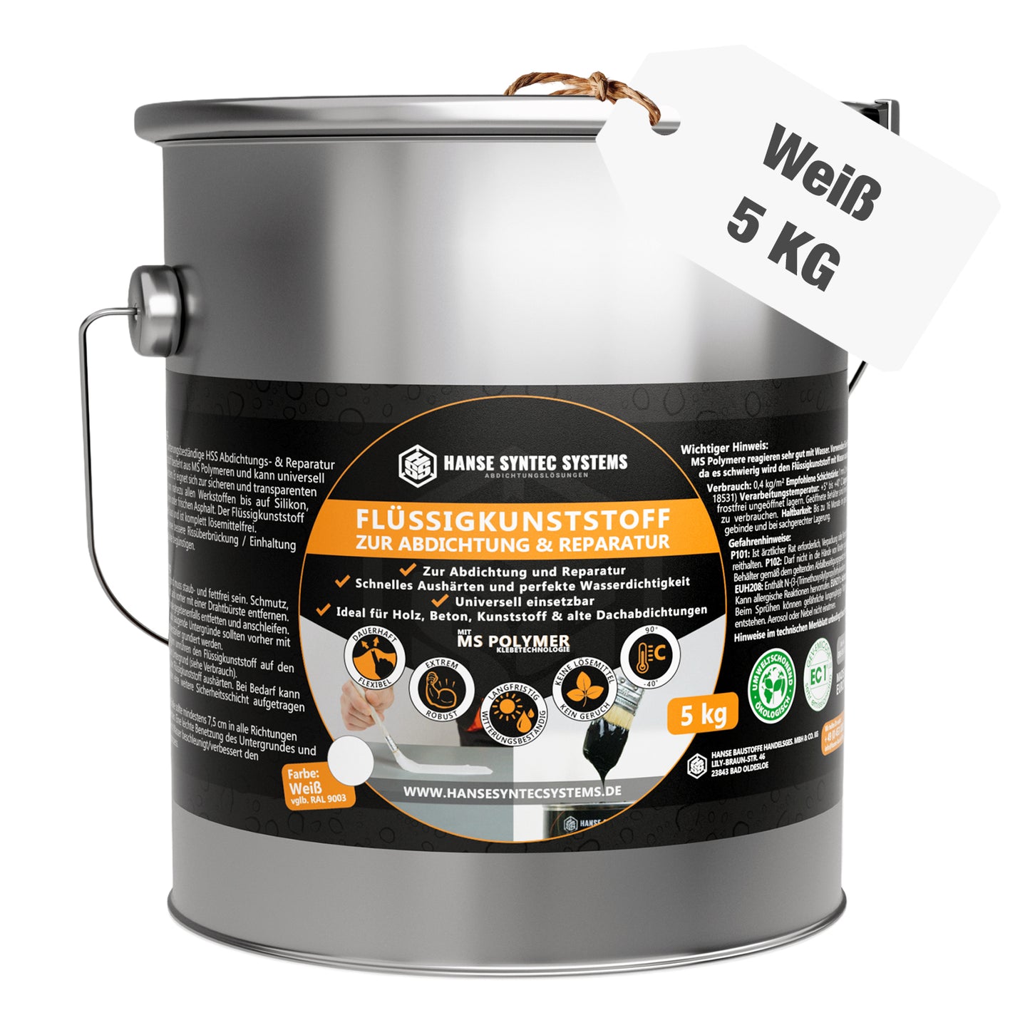 HSS Flüssigkunststoff 5kg B-Ware