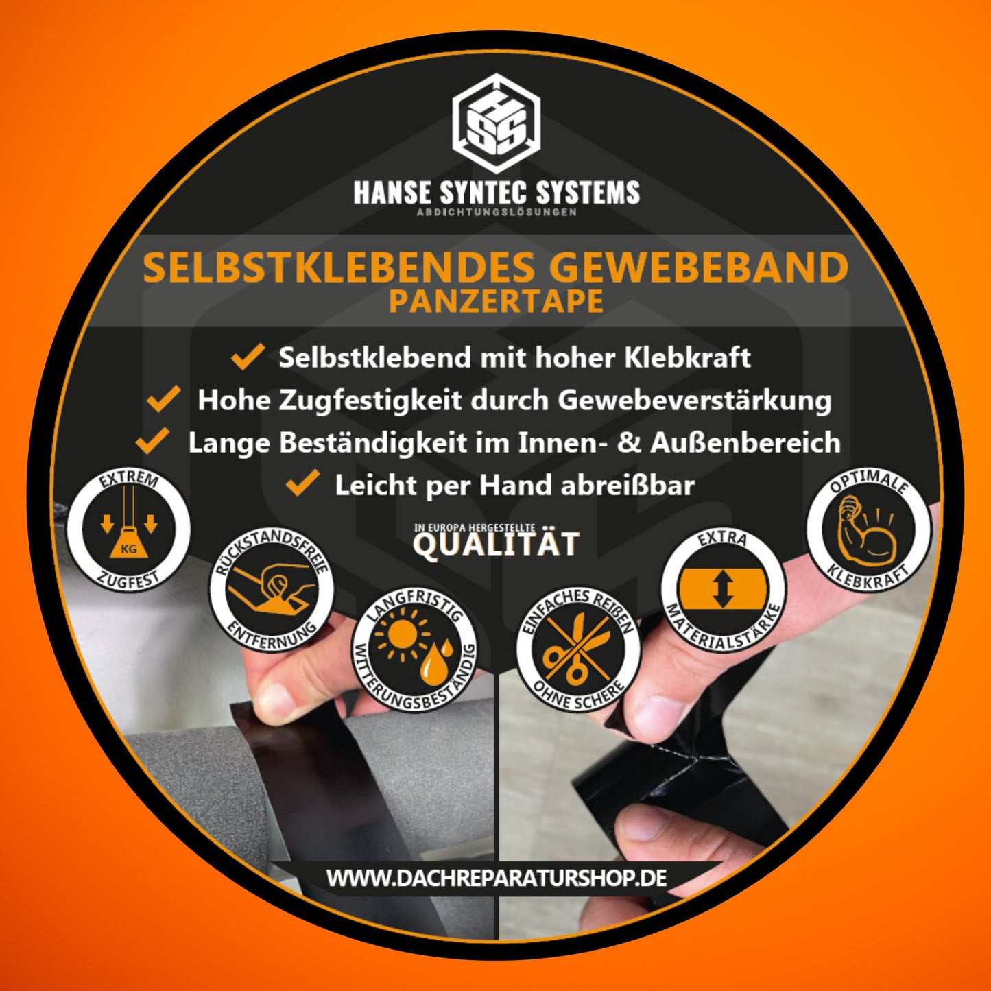 Selbstklebendes Gewebeband (limitiert auf 1 Stk. pro Bestellung)